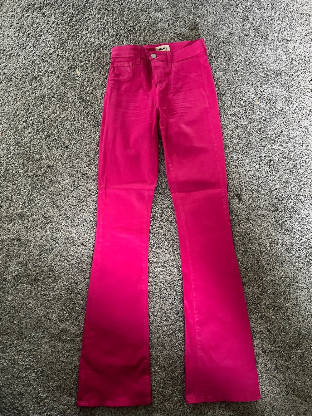 L’agence Bright Pink Women's Flare Jeans